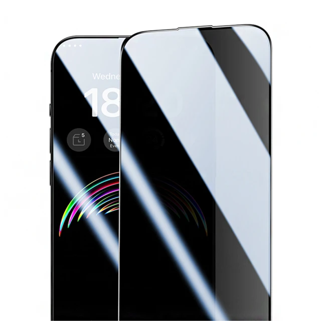 【Benks】iPhone15 Pro Max 6.7吋 防偷窺全覆蓋玻璃保護貼(防偷窺)