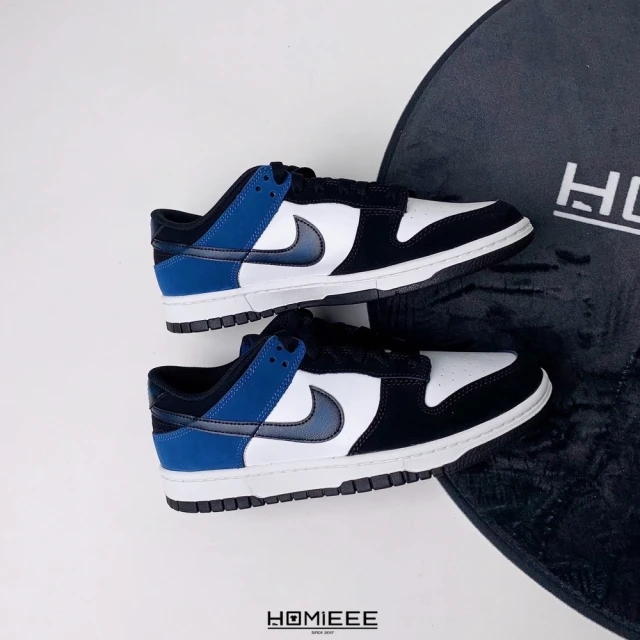NIKE 耐吉 Nike Dunk Low Industrial Blue 黑藍 閃電(FD6923-100)