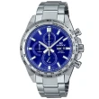 【CASIO 卡西歐】EDIFICE 前衛動感計時腕錶 42.3mm 藍(EFR-574D-2AV)