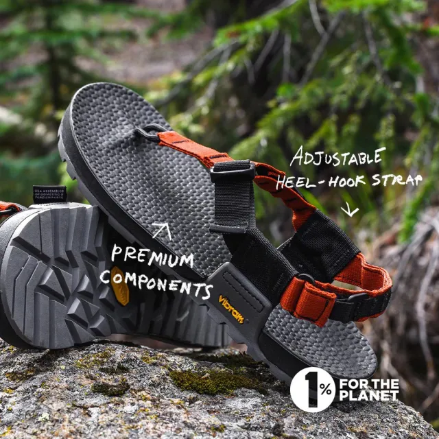 【BEDROCK】Cairn 3D PRO II Adventure Sandals 越野探險運動涼鞋 拼貼圖案(戶外涼鞋 中性款 美國製)