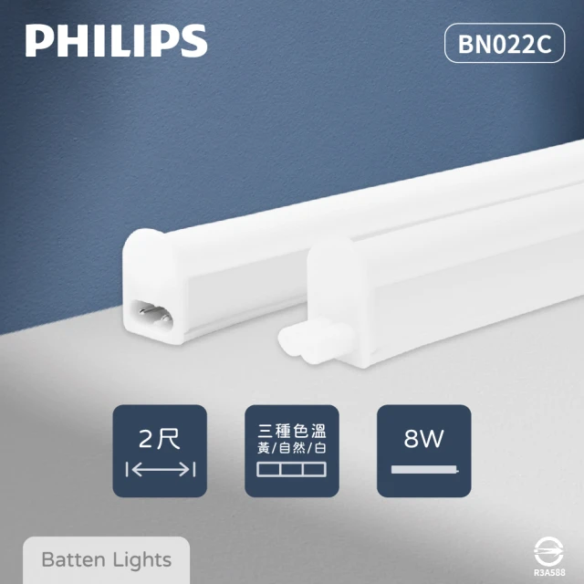 Philips 飛利浦 6入組 易省 BN022C LED支