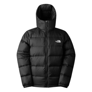 【The North Face】北面男款黑色舒適保暖連帽羽絨外套｜7W7GJK3