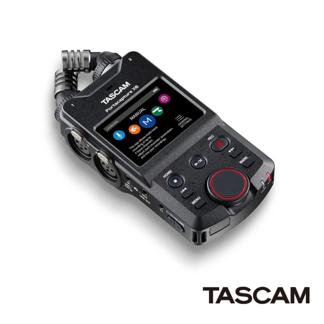 TASCAMTASCAM Portacapture X6 多軌手持錄音座 觸控錄音機(公司貨)