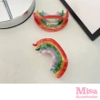 【MISA】彩虹髮夾/法式醋酸板材彩虹造型髮夾 抓夾(2款任選)