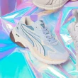 【PUMA】運動鞋 慢跑鞋 跑鞋 休閒鞋 女鞋 Teveris Nitro Pastel 藍白色 麂皮(39686401)