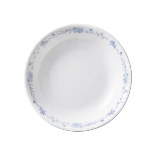 【CORELLE 康寧餐具】優雅淡藍8吋深盤(420)