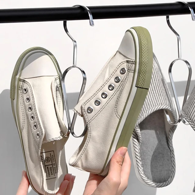 加長型鞋類晾曬神器 透明可多層懸掛加固型曬鞋架(5入) 推薦