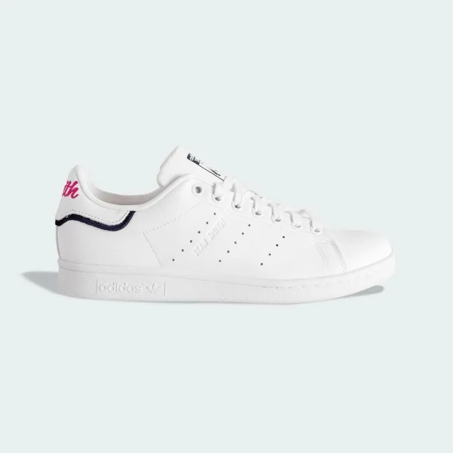 adidas 愛迪達 Stan Smith W 女 休閒鞋 運動 經典 復古 史密斯 三葉草 穿搭 白黑 桃紅(GZ9772)