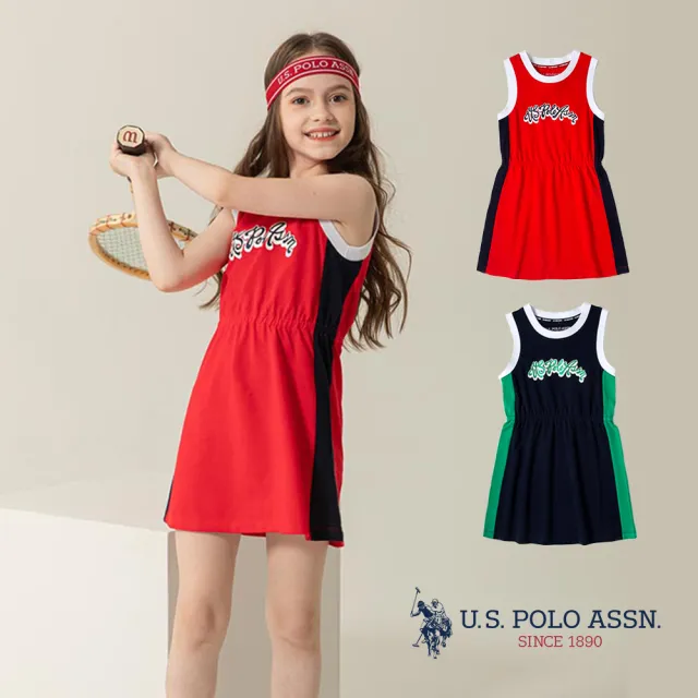 【U.S. POLO ASSN.】女童連身裙