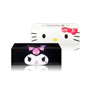 【日本】卡通印花盒裝面紙150抽(Kuromi/Hello Kitty)