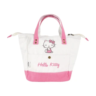 【生活工場】Hello Kitty帆布保溫保冷袋-粉(Hello Kitty 三麗鷗 布丁狗 酷企鵝 庫洛米 兒童 正版授權)