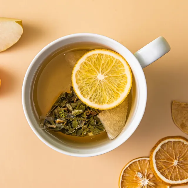 【Hoiis 好集食】香橙包種茶果乾茶8gx12包(內含茶包及2種果乾;可當果乾水)