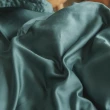 【翔仔居家】60支天絲鋪棉兩用被套床包4件組-綠霧森林(雙人)
