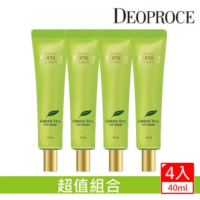 【韓國Deoproce】靚膚彈力保濕眼霜 40ml x4入(控油 清爽 細緻毛孔)