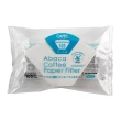 【CAFEC】日本三洋產業CAFEC ABACA 麻纖維梯形咖啡濾紙 5-7杯份/100張/白色(AB103-100W)
