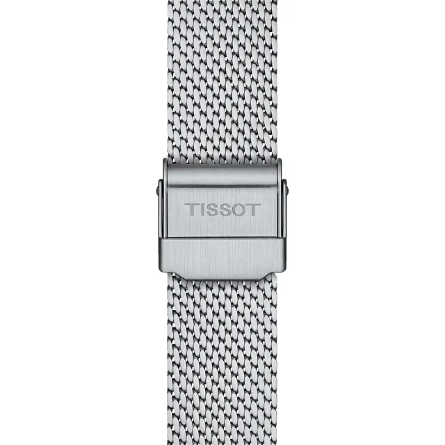 【TISSOT 天梭】Everytime 經典雋永米蘭手錶-銀x藍綠/34mm 錶 生日禮 送禮(T1432101109100)