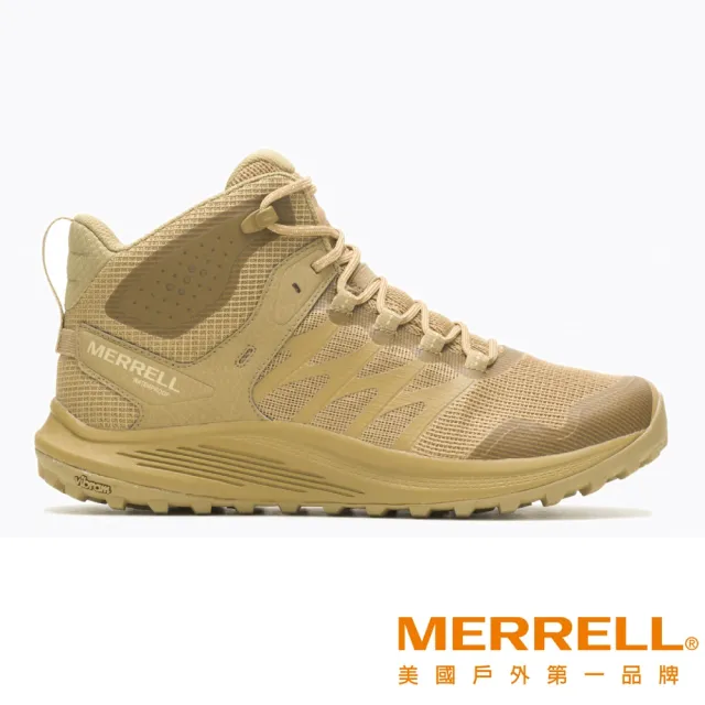 【MERRELL】NOVA 3 TACTICAL MID WP 防水型中筒戰術戶外運動鞋 卡其 男(ML005051)