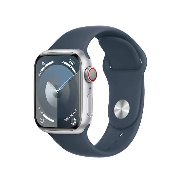 Apple】Watch Series 9 LTE版41mm(鋁金屬錶殼搭配運動型錶帶) - momo
