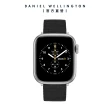 【Daniel Wellington】DW 錶帶 Apple Watch 20mm智慧手錶編織紋錶帶-極光銀(DW01200013)