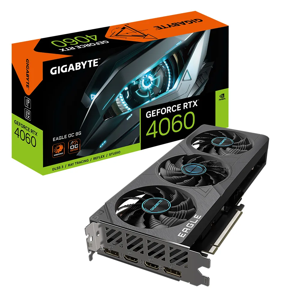 【GIGABYTE 技嘉】N4060EAGLE OC-8GD RTX 4060 EAGLE OC 8G 顯示卡