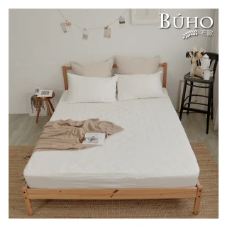 【BUHO 布歐】買一送一 台灣製防潑水床包式鋪棉保潔墊-單/雙/加大(尺寸任選)