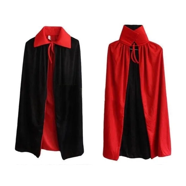 【橘魔法】萬聖節服飾 黑紅雙面吸血鬼披風(海盜船長 兒童 萬聖節服裝 角色扮演 大童 男童 女童)