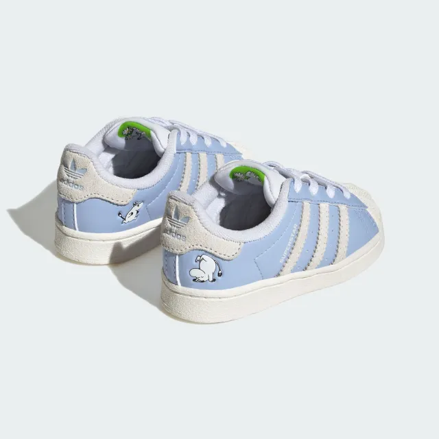 【adidas官方旗艦】MOOMIN X SUPERSTAR 休閒鞋 運動休閒鞋 貝殼鞋 嬰幼童鞋 - Originals(ID6653)