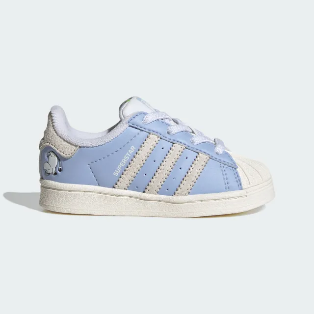 【adidas官方旗艦】MOOMIN X SUPERSTAR 休閒鞋 運動休閒鞋 貝殼鞋 嬰幼童鞋 - Originals(ID6653)