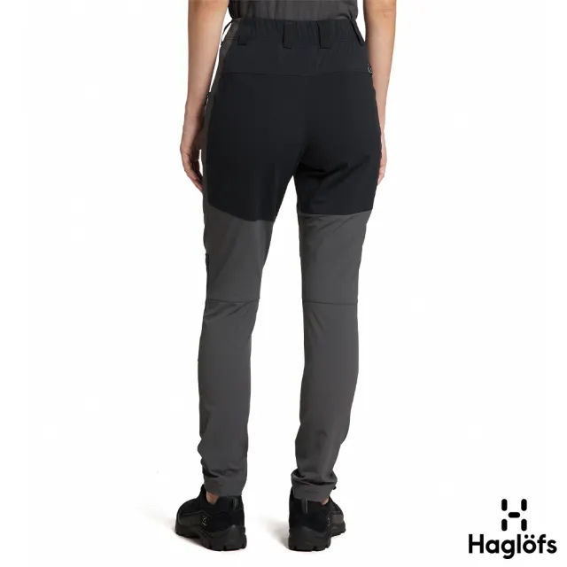 【Haglofs】女 Mid Slim 快乾長褲(磁鐵/黑)