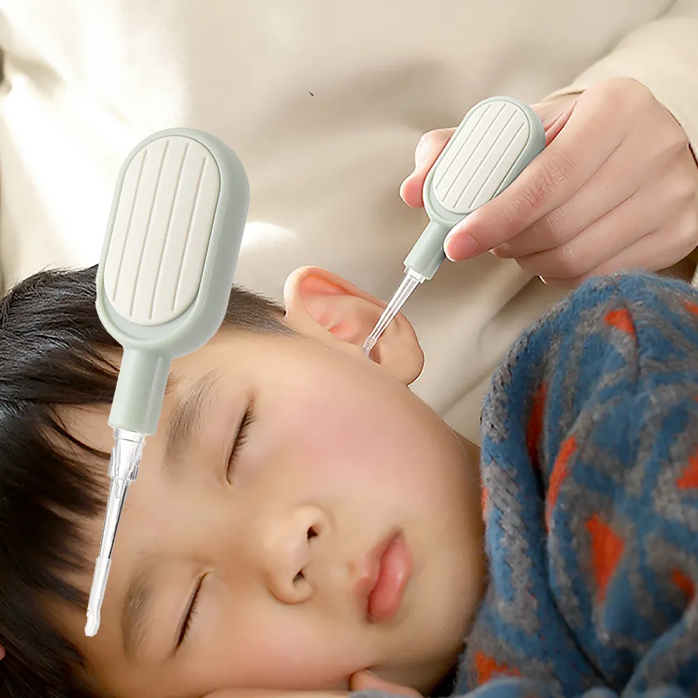 【呵護耳朵】發光型舒適軟頭掏耳棒(矽膠 安全 嬰兒 兒童 成人 挖耳勺 挖耳器 掏耳器 挖耳工具)