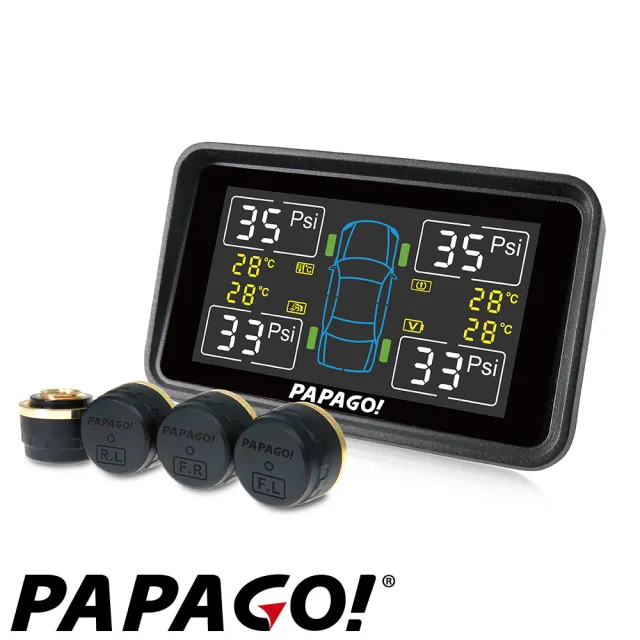 【PAPAGO!】TireSafe S50E 獨立型胎外式胎壓偵測器(-兩年保固-快)