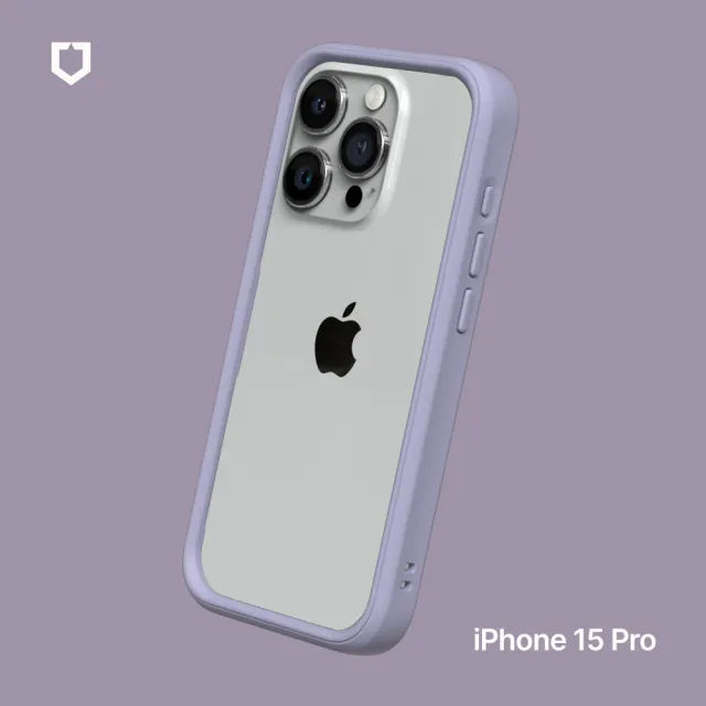 【RHINOSHIELD 犀牛盾】iPhone 15 Pro 6.1吋 CrashGuard 模組化防摔邊框手機保護殼(獨家耐衝擊材料)