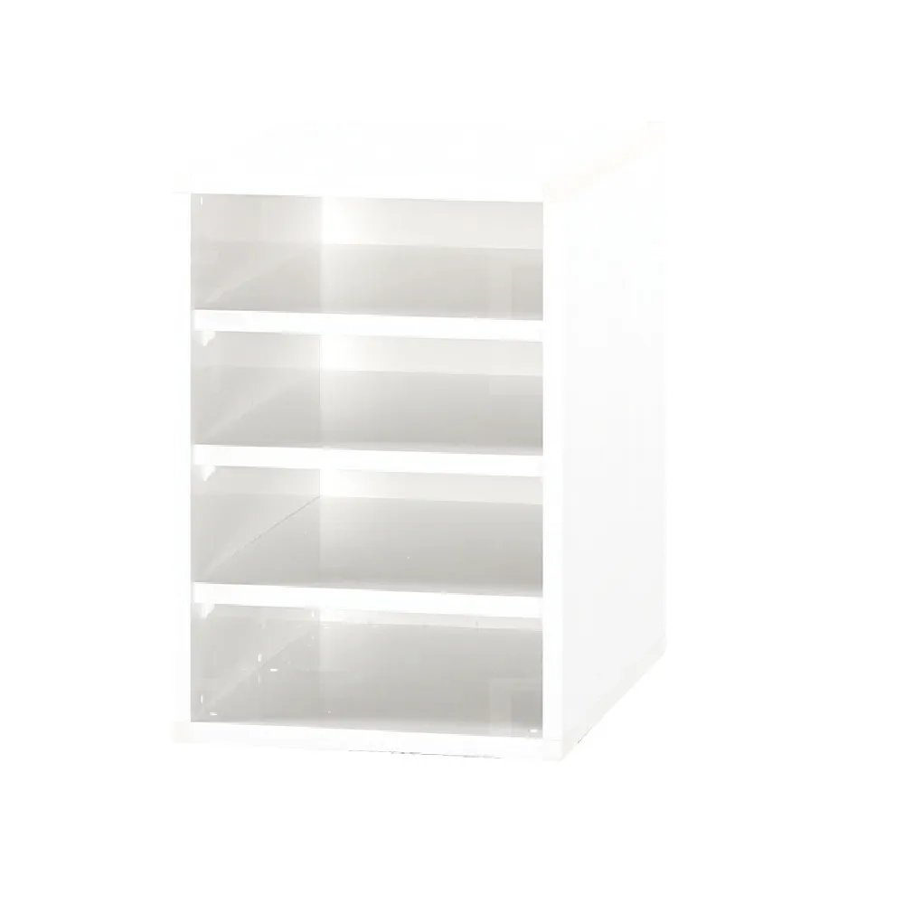 【艾蜜莉的家】B4塑鋼白色置物櫃 收納櫃 資料櫃(免組裝)