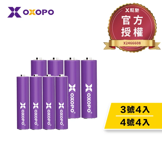 OXOPO XS-III系列 1.5V 快充鋰電池組(3號I