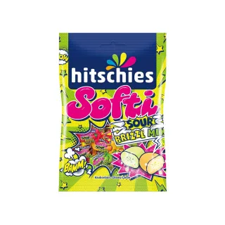 即期品【Hitschies希趣樂】酸爆夾心軟糖-綜合口味90g(效期：2025/02/13)
