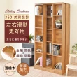 【HOPMA】美背工業風雙排活動書櫃 台灣製造 儲藏收納 玄關櫃 置物書櫃