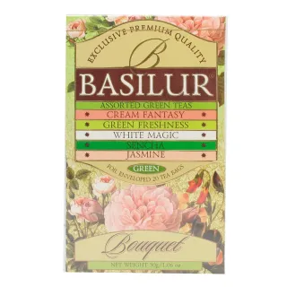 【Basilur 錫蘭茶】70197 花系列錫蘭茶包-5種口味25包