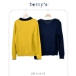 【betty’s 貝蒂思】2D造型口袋撞色翻領針織上衣(共二色)