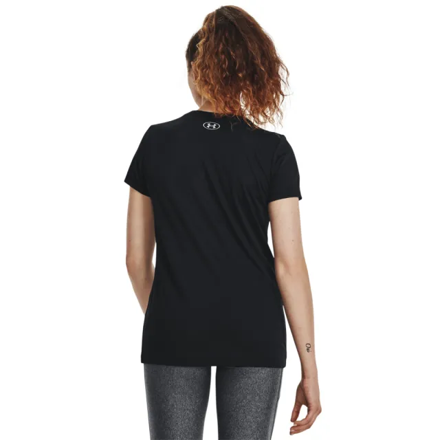 【UNDER ARMOUR】UA 618精選 女 Tech Graphic 短T-Shirt_1379488-001(黑色)
