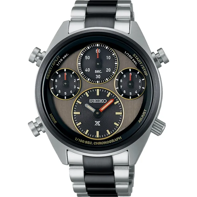 【SEIKO 精工】Prospex Speedtimer 四十周年紀念腕錶 太陽能計時錶(SFJ005P1／8A50-00C0N)
