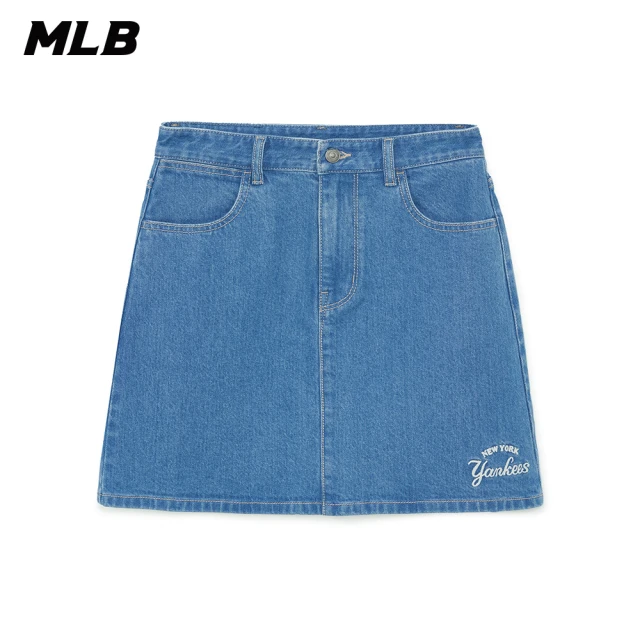 MLB 牛仔丹寧短裙 紐約洋基隊(3FDSR0134-50INS)