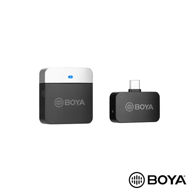 【BOYA 博雅】直插式可監聽麥克風 USB-C 接口(公司貨)