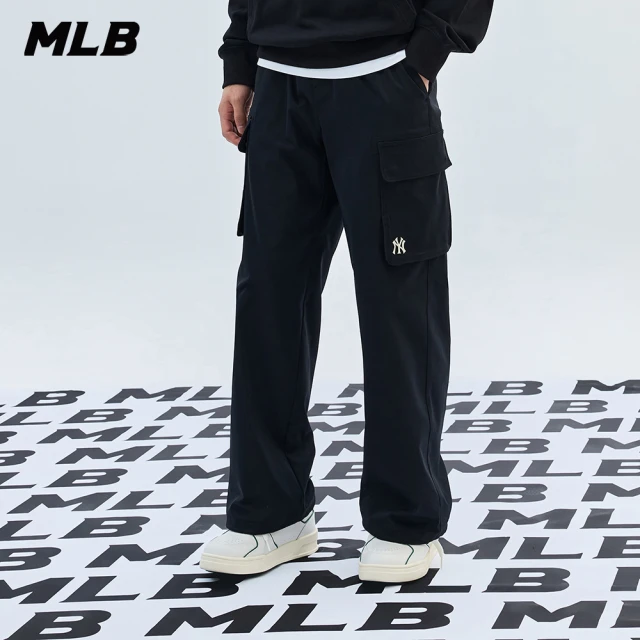 MLB 男版休閒長褲 紐約洋基隊(3LWPB0134-50BKS)