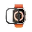 【PanzerGlass】Apple Watch Ultra 49mm 全方位D3O抗震防護高透鋼化漾玻保護殼-黑(D3O奈米抗震防護)