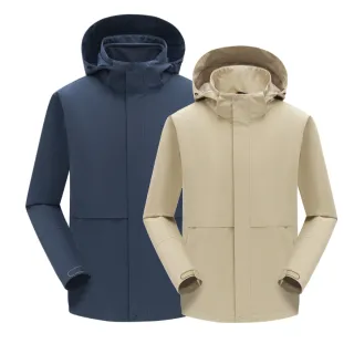 【Alishia】男女款極保暖三件式衝鋒外套(現+預  卡其 / 白 / 深藍 / 黑 / 灰藍)