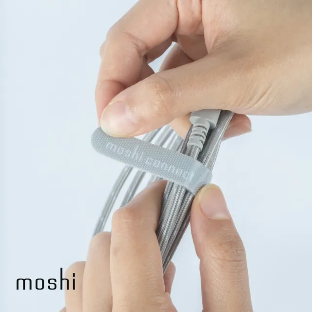 【moshi】Integra USB-C to USB-C 240W/480Mbps 充電傳輸編織線(2.0m)