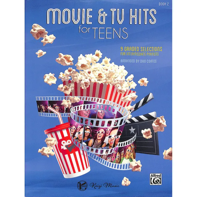 【Kaiyi Music 凱翊音樂】Movie & TV Hits for Teens Book 2