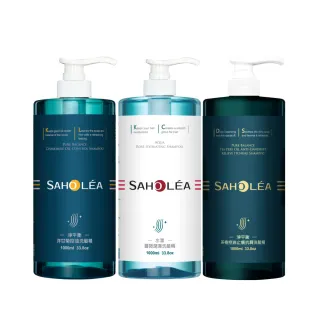 【SAHOLEA 森歐黎漾】加大版 經典系列 洗沐護1000ml x2入(多款任選/淨平衡洋甘菊/淨平衡茶樹/水漾薔薇)