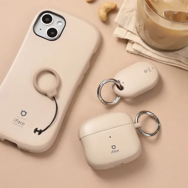 【iFace】AirPods Pro/Pro 2 專用 First Class 抗衝擊頂級保護殼咖啡限定款(拿鐵色)