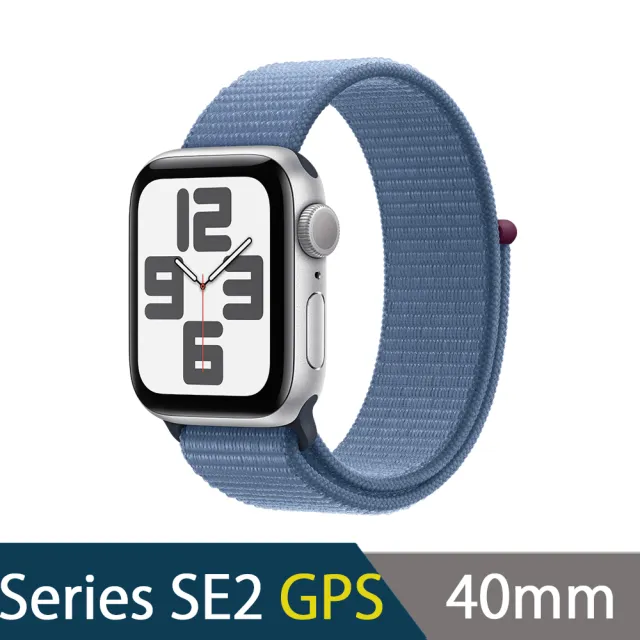 Apple】Watch Series SE2 2023 GPS版40mm(鋁金屬錶殼搭配運動型錶環